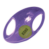 KONG Jumbler Football—interactive toy for fetch with loud squeak
