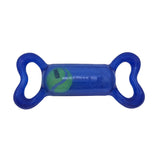 KONG Jumbler Tug interior ball squeak sparks interactive play.