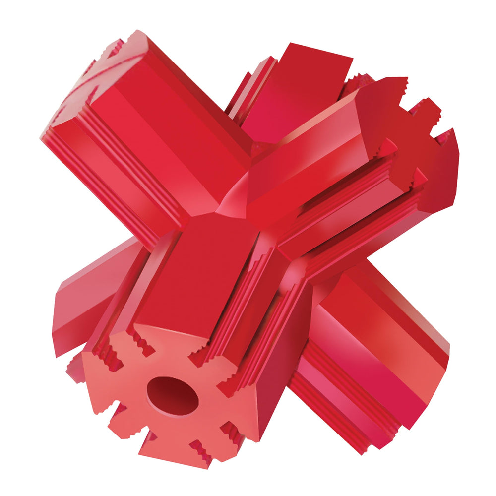KONG Jump'N Jack durable natural rubber toy supports tough chewers
