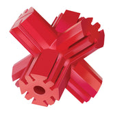 KONG Jump'N Jack durable natural rubber toy supports tough chewers