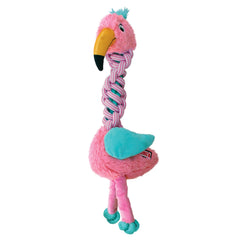 KONG Knots Twists front view — durable rope chew toy for thrashing play