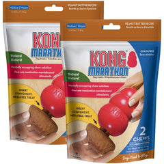 KONG Marathon: paquete de dos unidades para perros medianos, ideal para entrenamiento.