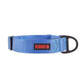 KONG Max HD collar small blue close-up highlighting durable stitching and padding for comfort