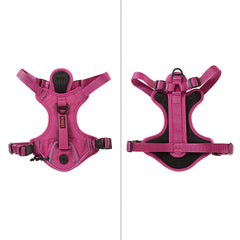 KONG pink waste bag harness with built-in dispenser for convenient cleanup on the go