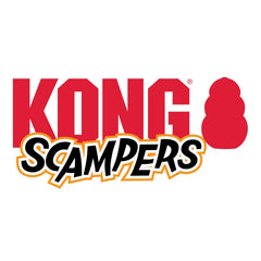 KONG Scampers panda rojo diseñado para aventuras de juego dinámico.