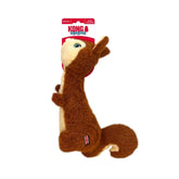 KONG Scruffs plush squirrel toy grabbable design invites interactive play and cuddling.