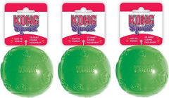 KONG Squeezz Ball dog toy in assorted colors for fetch and squeak play
