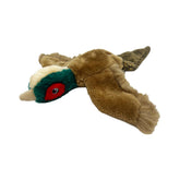 KONG Wild Low Stuff Pheasant front view toy for active, mess-light play
