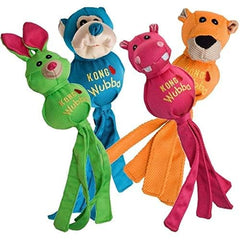 KONG Wubba Friends Ballistic, nylon reforzado en colores brillantes para juego activo