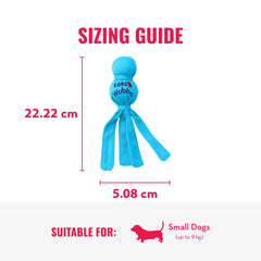 KONG Wubba Puppy cubierta de nylon balístico para mayor durabilidad.