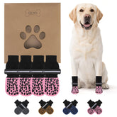 KOOLTAIL dog socks show paw-width-2-6-inch sizing for a secure fit.