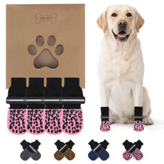 KOOLTAIL dog socks show paw-width-2-6-inch sizing for a secure fit.