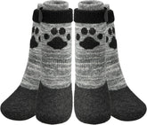 KOOLTAIL anti-slip dog socks with rubber-sole grip for confident footing