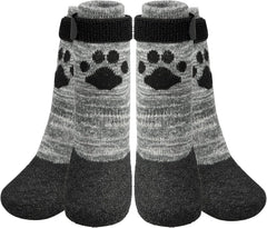 KOOLTAIL anti-slip dog socks with rubber-sole grip for confident footing