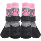 KOOLTAIL anti-slip dog socks with grip sole for safe indoor hardwood-floor use