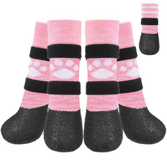 KOOLTAIL anti-slip socks with traction bottom for secure footing on slick hardwood floors