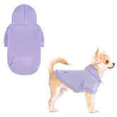 KOOLTAIL Basic Dog Hoodie front view shows cozy warmth for chilly walks