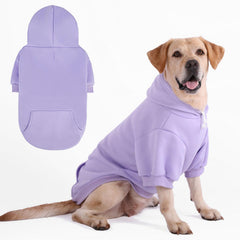 KOOLTAIL Basic Dog Hoodie lavender front view for warm walks