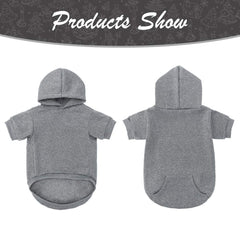 KOOLTAIL Basic Dog Hoodie leash hole and pocket offer convenient daily-use features.