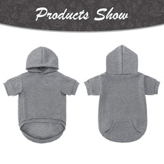 Closeup of KOOLTAIL Basic Dog Hoodie material highlighting soft inner nap