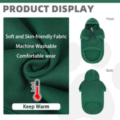 KOOLTAIL Basic Dog Hoodie pocket for small essentials