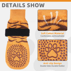 KOOLTAIL calcetines para perro: agarre doble para mayor tracción en suelos lisos.