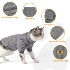KOOLTAIL cat sweater sleeve detail provides extra warmth and coverage.