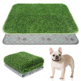 KOOLTAIL dog grass pad closeup with lush turf and reusable surface for gentle paw use