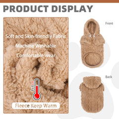 KOOLTAIL dog hoodie with leash hole design for easy outdoor walks.