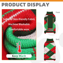KOOLTAIL knit sweater close-up reveals soft acrylic fabric and cozy texture