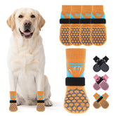 KOOLTAIL dog socks show paw protection and floor grip for safer indoor walks.