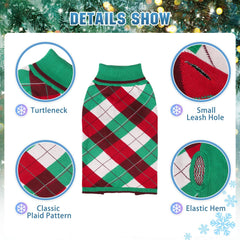 KOOLTAIL sweater with leash hole back for easy leash attachment outdoors