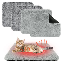 KOOLTAIL self-warming bed four-pack grey crates provides cozy crate comfort.