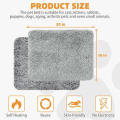 KOOLTAIL self-warming bed packaging in grey shows four-pack value.