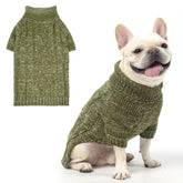 KOOLTAIL sudadera para perro – vista frontal de cable tejido, ideal para mantener al perro abrigado.