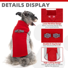 KOOLTAIL suéter para perro pequeño, diseño de bloque de color atractivo.