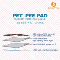 KOOLTAIL waterproof non-slip bottom keeps floors dry during play.