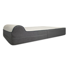 KOPEKS replacement cover grey fabric close-up shows durable stitching for easy cleaning.