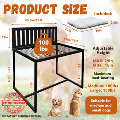 Koretech Beside Dog Bed next-to-bed setup demonstrates easy integration with your sleep space