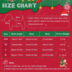 Kosiyi Christmas dog pajamas velvet soft fabric keeps small dogs comfortable and snug