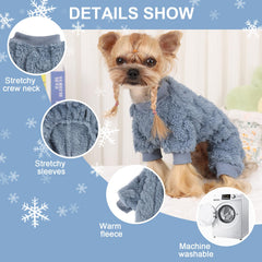 Kosiyi dog clothes belly-open design eases potty breaks without removing outfit.