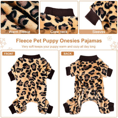 Kosiyi dog pajamas pullover design makes on-off easy for pets.