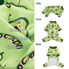 Pijama Kosiyi de perro con felpa de doble cara para abrigo suave