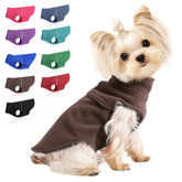 Kosiyi suéter forro polar para perros pequeños; mantiene cálido durante paseos fríos.