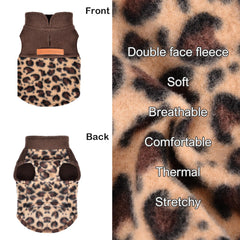 Kosiyi thermal fleece lining offers soft warmth on cold days for pets.
