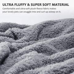 Kritter Planet dog blanket draped on sofa illustrating versatile use.