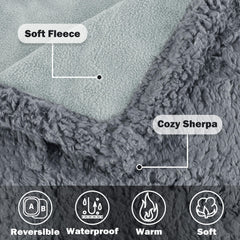 Kritter Planet soft luxury sherpa feel enhances cuddling and relaxation