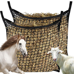 kronttis slow feed haynet hanging in stall showing control and reduced waste