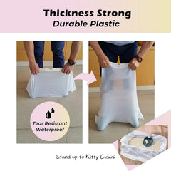 KropBom heavy-duty 2mil litter liner provides durable strength for multiple uses