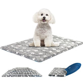 KROSER Fancy Crate Pad reversible design with warm plush side for cold-season comfort